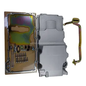 Kit de cárter de aceite Aluminio 302-3 LS Motor Cárter de aceite de intercambio de cárter trasero Adecuado para vehículos intercambiados GM LS