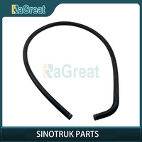 Tuyau de refroidissement du radiateur Sinotruk AZ962553001091, tuyau d'eau en caoutchouc pour moteur de camion lourd, pièce de rechange