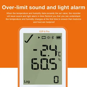 GSP-6 Pro Digital <b>Temperature</b> & Humidity <b>Data</b> <b>Logger</b> with 100,000 Points High for Recorder - Product Image 5