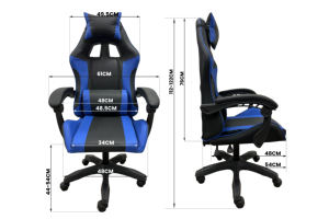 $20 bán buôn ngả thấp trở lại PC máy tính ghế Chiều cao có thể điều chỉnh PU Ghế chơi game da giá rẻ - Product Image 2