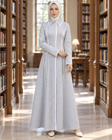 AW0311 Robe haut de gamme exclusive à bretelles bilatérales, style décontracté, vêtements musulmans islamiques, hijabs, mode haut de gamme