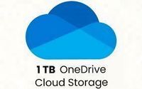 Abonnement OneDrive 1 To de stockage authentique pour Mac, valable 12 mois, qui élargit la capacité et se lie à un compte personnel
