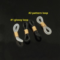 Anneau en silicone antidérapant enduit rempli d'or 14 carats Offre Spéciale boucles de connexion à 8 chiffres chaîne pour les yeux accessoires de bricolage