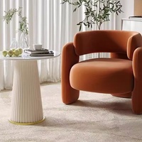 Canapé simple léger et luxueux, table basse combinée, design multifonctionnel en tissu pour hôtel, salon de beauté