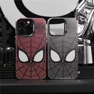 Cartoon Spider-Man für iPhone 14 geeignetPromax Handyhülle 13 großes Loch Anti-Fall 14PRO Fantasy Storm Mode-Marke