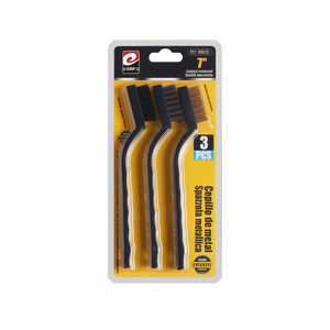 Erpsl Metal Brush 3Pc Set 17Cm 25Mm Steel Nylon Bristles Industrial Cleaning Tool - Product Image 2