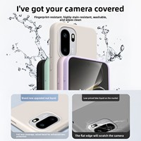 Étui antichoc intégral en silicone liquide avec cuir tanné végétal intégré pour Oneplus Ace 6T