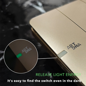 ART DNA uma gangue elétrica campainha do hotel parede DND interruptor parede embutida interruptores montados - Product Image 6