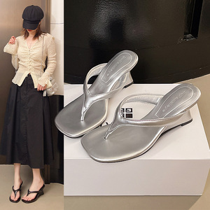 Sandalias de Tacón Alto con Punta Abierta, Ligeras, de Moda, para Mujer, de Cuero Auténtico, para Verano, Venta al Por Mayor 2026 - Product Image 3