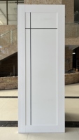 Surface finie de porte intérieure WPC de protection d'angle anti-collision de style moderne largement utilisée dans les chambres à coucher et les écoles