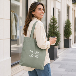 Sac fourre-tout en toile robuste de 12 oz avec soufflet de fond, logo personnalisé, réutilisable, écologique, pour événements et commerce de détail - Product Image 3