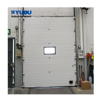 Puerta Seccional de Almacén con Motor de Seguridad, Elevación Vertical Industrial, Puerta Seccional para Muelle