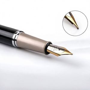 High-quality Luxury Metal Fountain <b>Pen</b> with logo Business Signature Metal <b>Pen</b> Black Custom <b>Pen</b> Suitable for Corporate Gifting - Product Image 4