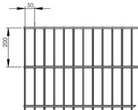Alemania Doble Varilla Mat Pvc Recubierto Doble Valla de Alambre Precio de Fábrica