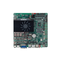 Industri Mini ITX Motherboard Intel Core I3/i5/i7 3rd U seri CPU 8GB DDR3 6 RS232 2 RS485 seri port baru ukuran 37U Desktop