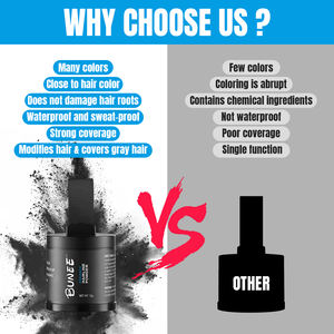 12色防水ヘアヘアパウダー一時的なヘアコンシーラーカバーヘアルーツシャドーパウダー塗りつぶし薄くて細い髪 - Product Image 4