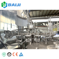 Ligne de production de remplissage et d'embouteillage d'eau minérale purifiée entièrement automatique à petite échelle de 350 ml