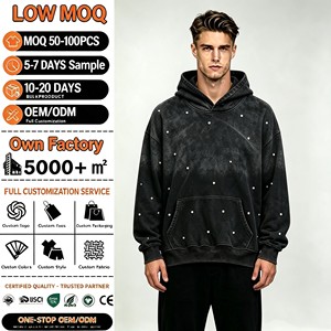 men's hoodies Heavyweight French Terry Cropped Hoodie Custom Printed <b>Zip</b> up Hoodie 100% Cotton Distressed Hoodie for Men - Product Image 1