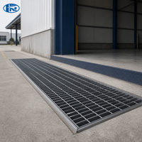 Grille de drainage en acier galvanisé pour parking, grille de protection robuste pour tranchées, plaque de gouttière pour allée, grille de sol G405 30 100