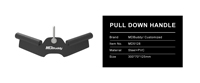 Accessoires pour machine à câbles MDBuddy V-bar, barre de tirage latéral pour biceps et triceps