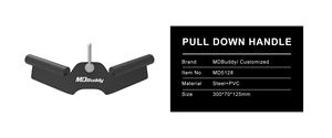 Accesorios para Máquina de Poleas MDBuddy V-bar, <span class=keywords><strong>Barra</strong></span> para Curl de Bíceps, Tríceps y <span class=keywords><strong>Polea</strong></span> Alta - Product Image 4