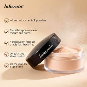 Polvo Fijador Suelto de Acabado Invisible Lakerain, Polvo Facial Translúcido Natural Suave, Control de Grasa - Product Image 5