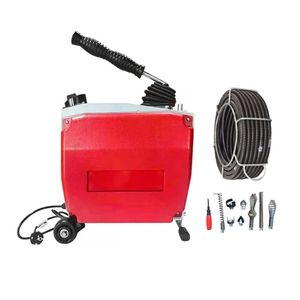 Hệ thống ống nước thiết bị unclogging cống sạch máy đỏ Điện cống ống làm sạch máy để Bán ống làm sạch máy - Product Image 4