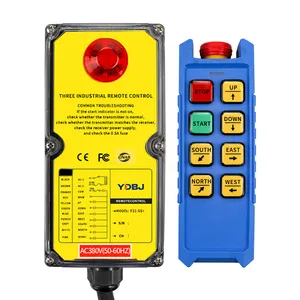 Sakelar relay listrik F21-6S industri radio + remote control hoist