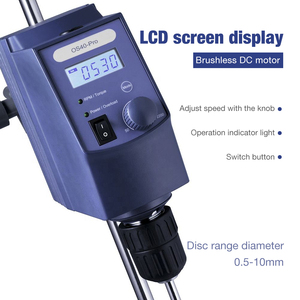 Wholesale High Quality High-speed <strong>Top</strong> Mounted Agitator <strong>Laboratory</strong> Overhead Stirrer 40L Digital <strong>Display</strong> Cantilever Electric Mixer - Product Image 4