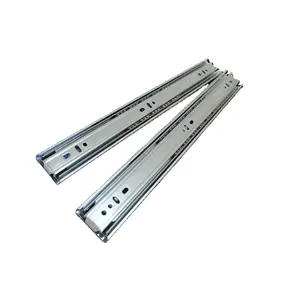 Full Extension Draw Slides Steel Drawer Channel Slides Heavy Duty Guides For Drawers