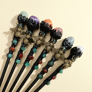 ตะเกียบคริสตัลรูปผึ้งแบบขายส่ง ตะเกียบไม้ทำมือสำหรับเวทมนตร์ ตะเกียบเรกิสำหรับบำบัด ของตกแต่ง ของขวัญ ขายส่งจำนวนมาก - Product Image 1