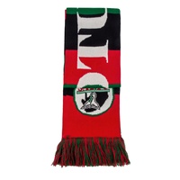 Großhandel Custom Jacquard Strick Acryl Soccer Club Fan Schal für Werbe-und Geschäfts geschenke