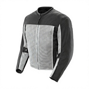 Chaqueta de Motociclismo de Cuero Vacuno Genuino Personalizada para Hombre, Equipo de Protección Nivel 2 CE con Protección para la Espalda - Product Image 1