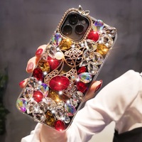 Nouvelle coque de téléphone de luxe pour femmes, design brillant, paillettes, diamants, perles, TPU souple, strass, pour iPhone 17 16 15 Pro Max