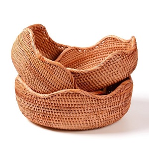 Плетеная плетеная корзина для пикника - Product Image 1