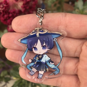 Llavero de Impact <span class=keywords><strong>Kunikuzushi</strong></span> Balladeer Scaramouche Wanderer, Accesorios de Anime, Colgante, Insignia, Regalo de Navidad - Product Image 4