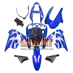 Corps d'injection pour <span class=keywords><strong>KAWASAKI</strong></span> <span class=keywords><strong>NINJA</strong></span> ZX-9R ZX 9R 9 ZX9 R <span class=keywords><strong>900</strong></span> CC <span class=keywords><strong>ZX9R</strong></span> 00 01 48LQ.147 ZX900CC Argent Bleu 900CC 2000 <span class=keywords><strong>2001</strong></span> OEM Carénage - Product Image 1