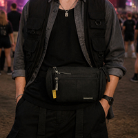 Sac banane homme en polyester, personnalisable avec logo OEM/ODM, idéal pour le sport, les activités de plein air et le quotidien – Fournisseur direct usine