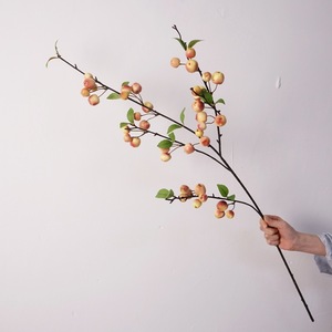 Tige de pomme en plastique réaliste au toucher réel de haute qualité pour la pièce maîtresse de Table d'arrangement floral de mariage à la maison - Product Image 3