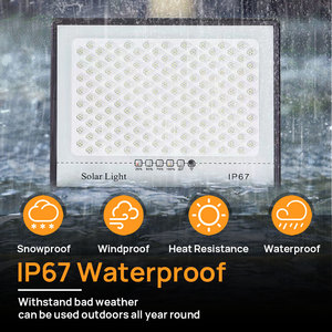 Hot Sell Reflectores 2025 Lampes solaires extérieures à LED IP67 Étanche 50W 60W 300W 400W 500W Projecteurs solaires - Product Image 4