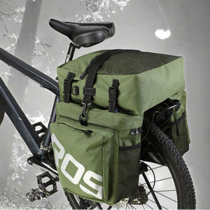 Bolsa Impermeable de Poliéster para Sillín de Bicicleta con Correa Desmontable, Portaequipajes Trasero Doble para Bicicletas de Montaña/Carretera - Bolsa de Almacenamiento - Product Image 3