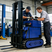 Kleiner Elektrischer Raupentransporter Emissionsfreies Umweltfreundliches Vollhydraulisches System Handhabungsgerät für Lebensmittel