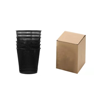 Metal <b>Pen</b> Holder Round Mesh Desktop Storage Organizer For Office Stationery - Product Image 5