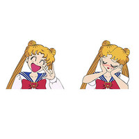 Calcomanías de gran tamaño, pegatina de movimiento 3D de sailor moon