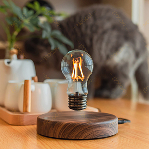 Modern Contemporary Living Room Bedroom Hotel ROHS Table LED <b>Light</b> European Style Magnetic Levitation Floating Bulb - Product Image 4