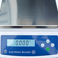 Balance électronique de précision 30 kg 1 g, balance numérique avec plateau en acier inoxydable 255*190 mm