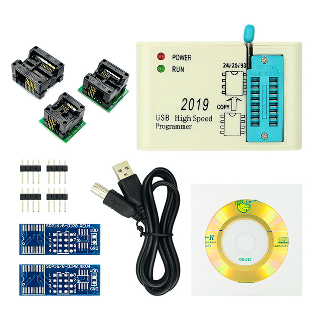 EZP2019+ High Speed USB SPI Programmer Support 24 25 93 EEPROM Flash EZP2019 chipwelldone