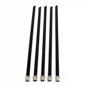 Offre Spéciale : Serre-câbles professionnels en acier inoxydable recouvert de PVC, auto-bloquants, avec barbelures, 4.6x100mm, -40~+120°C - Product Image 3