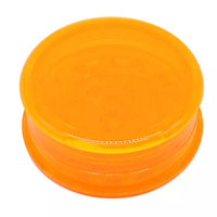 JUJI vente en gros, broyeur en plastique 3 couches 60mm, Logo personnalisé, accessoires pour fumer, broyeur d'herbes de tabac avec rangement
