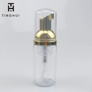 Mini flacon pompe rond blanc de 50 ml pour nettoyant visage, flacon en plastique de 30 ml - Product Image 4